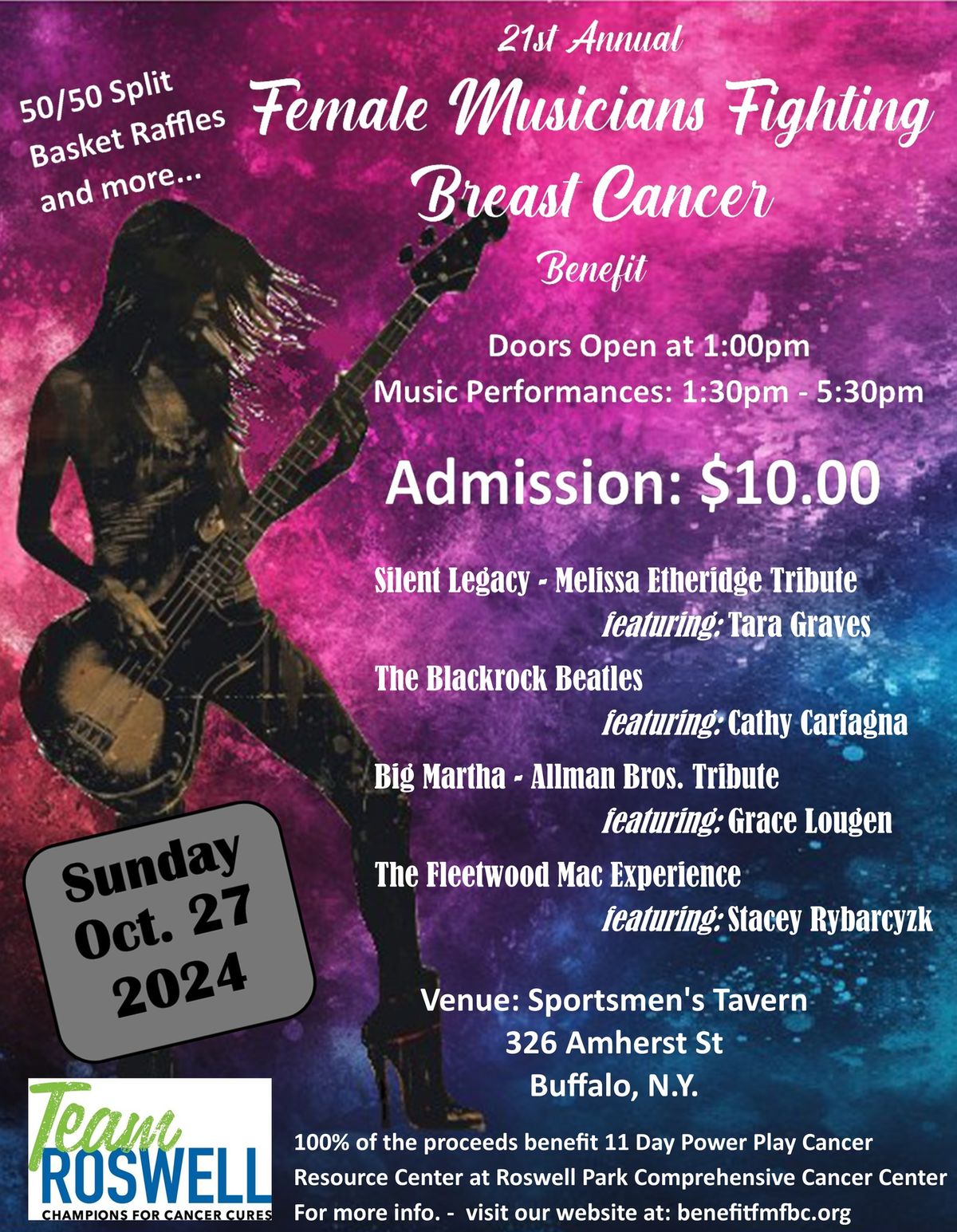 21st Annual Female Musicians Fighting Breast Cancer Benefit