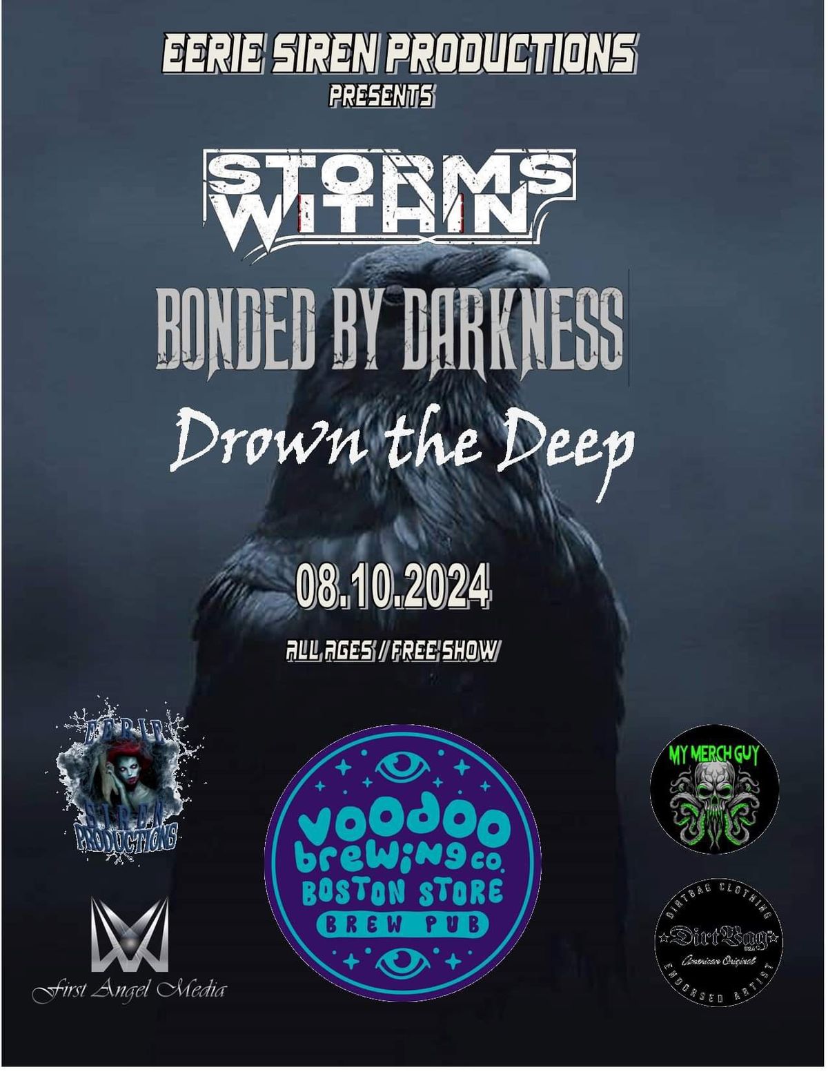 Storms Within w\/ Bonded by Darkness & Drown the Deep @Voodoo Brewing - Erie