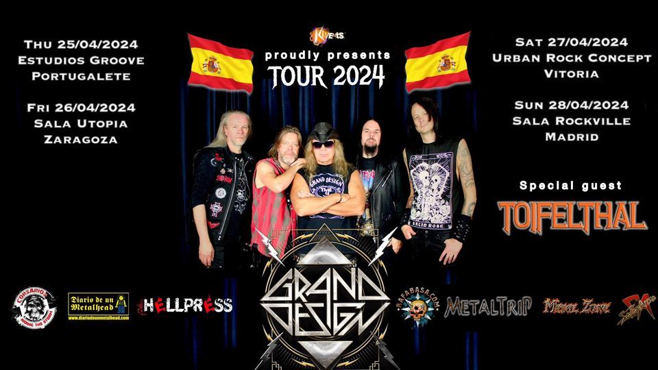 Grand Design Spain Tour 2024 Sala Rockville, Madrid Spain
