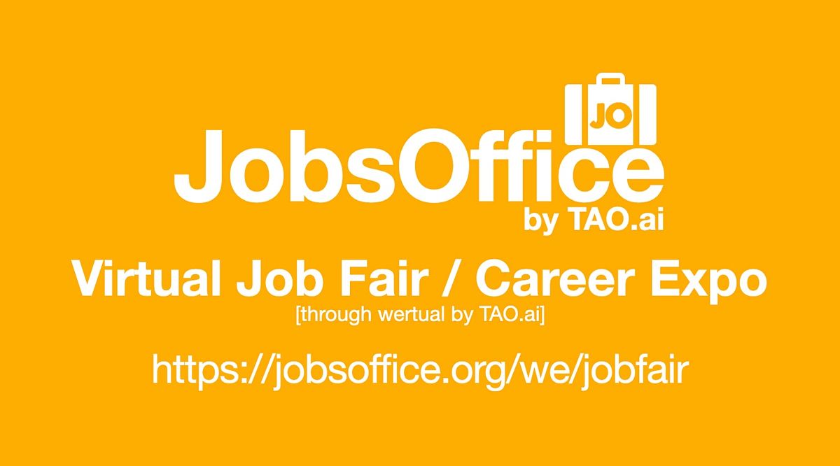 #JobsOffice Virtual Job Fair \/ Career Expo Event #Chicago
