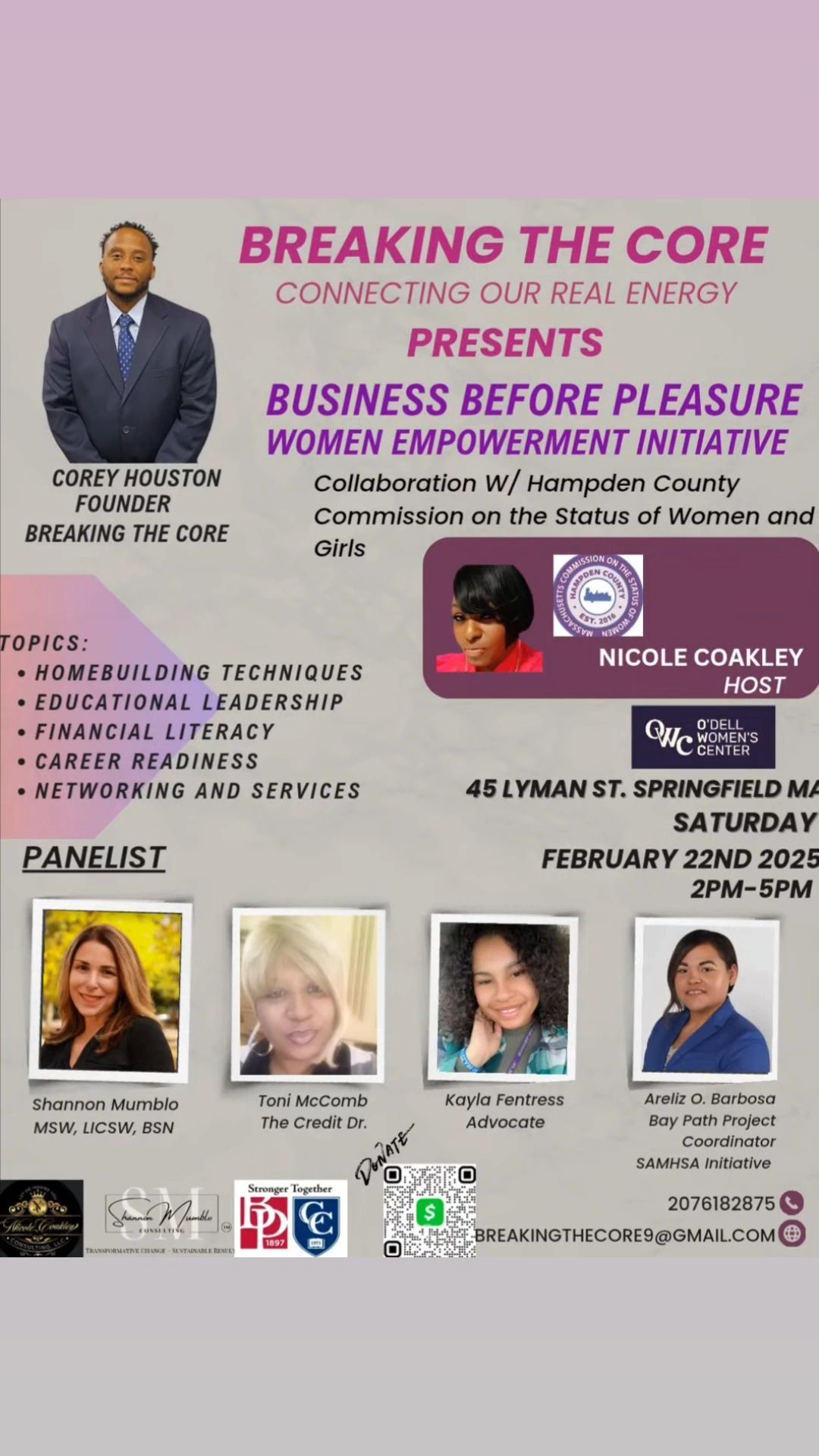 "Business Before Pleasure" Women's Empowerment Initiative 