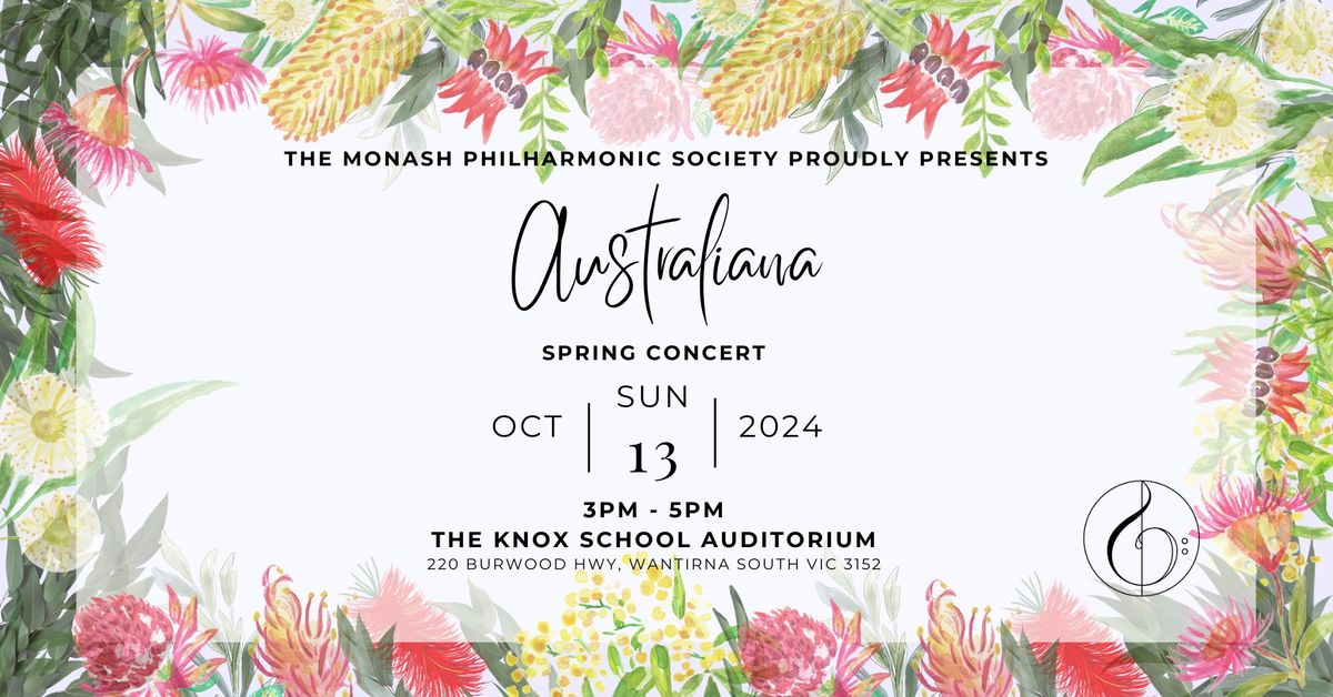 MUPS 2024 Spring Concert - Australiana