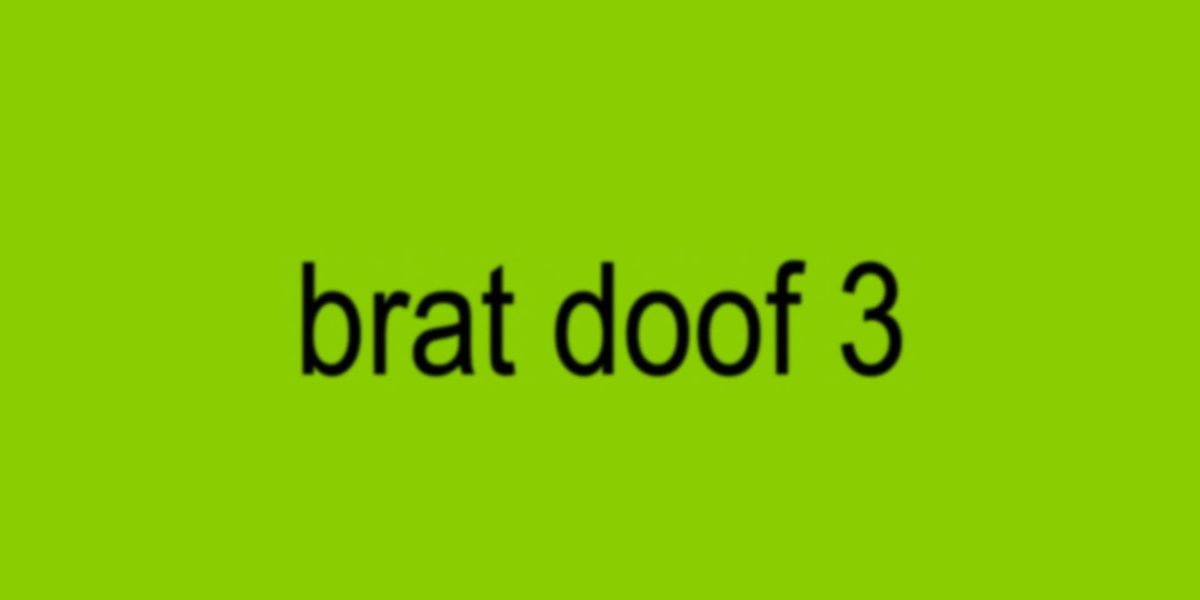 brat doof 3 SYD \ud83d\udc9a Charli XCX tribute event by POOF DOOF