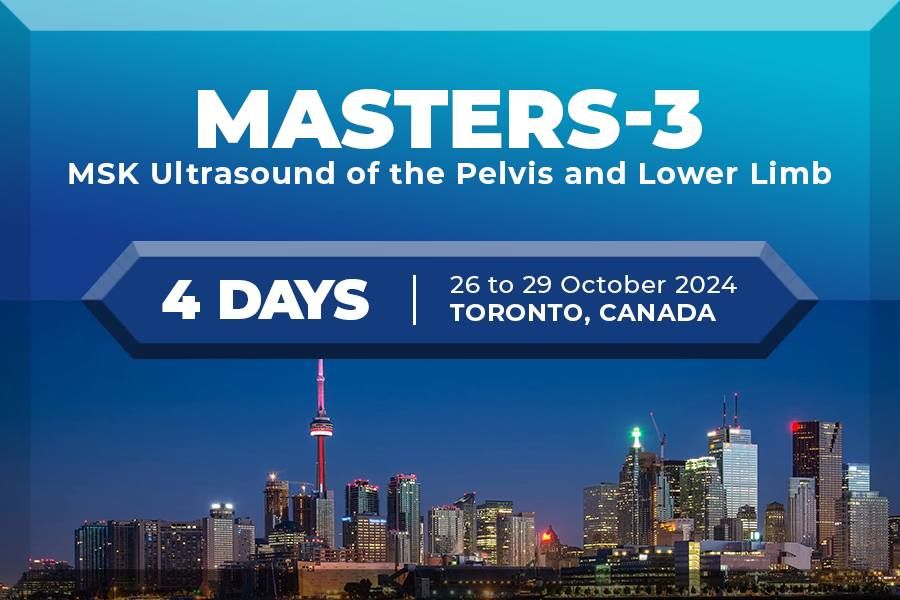 MASTERS-3 MSK Ultrasound of the Pelvis & Lower Limb