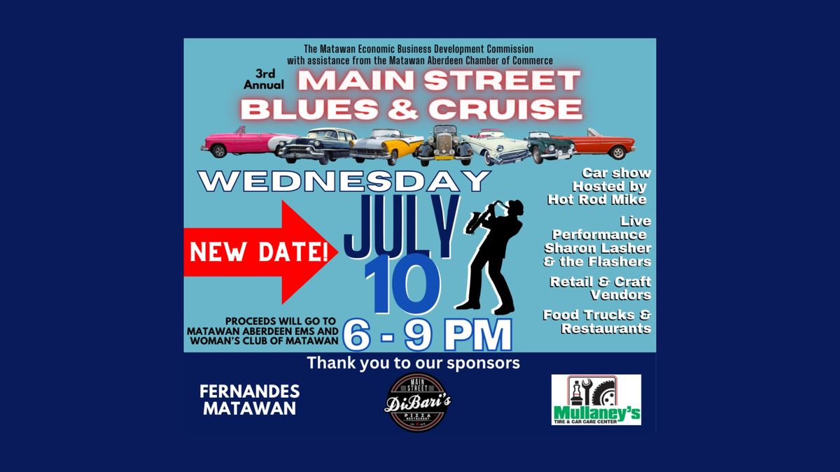 Matawan's 3rd Annual Main Street Blues & Cruise