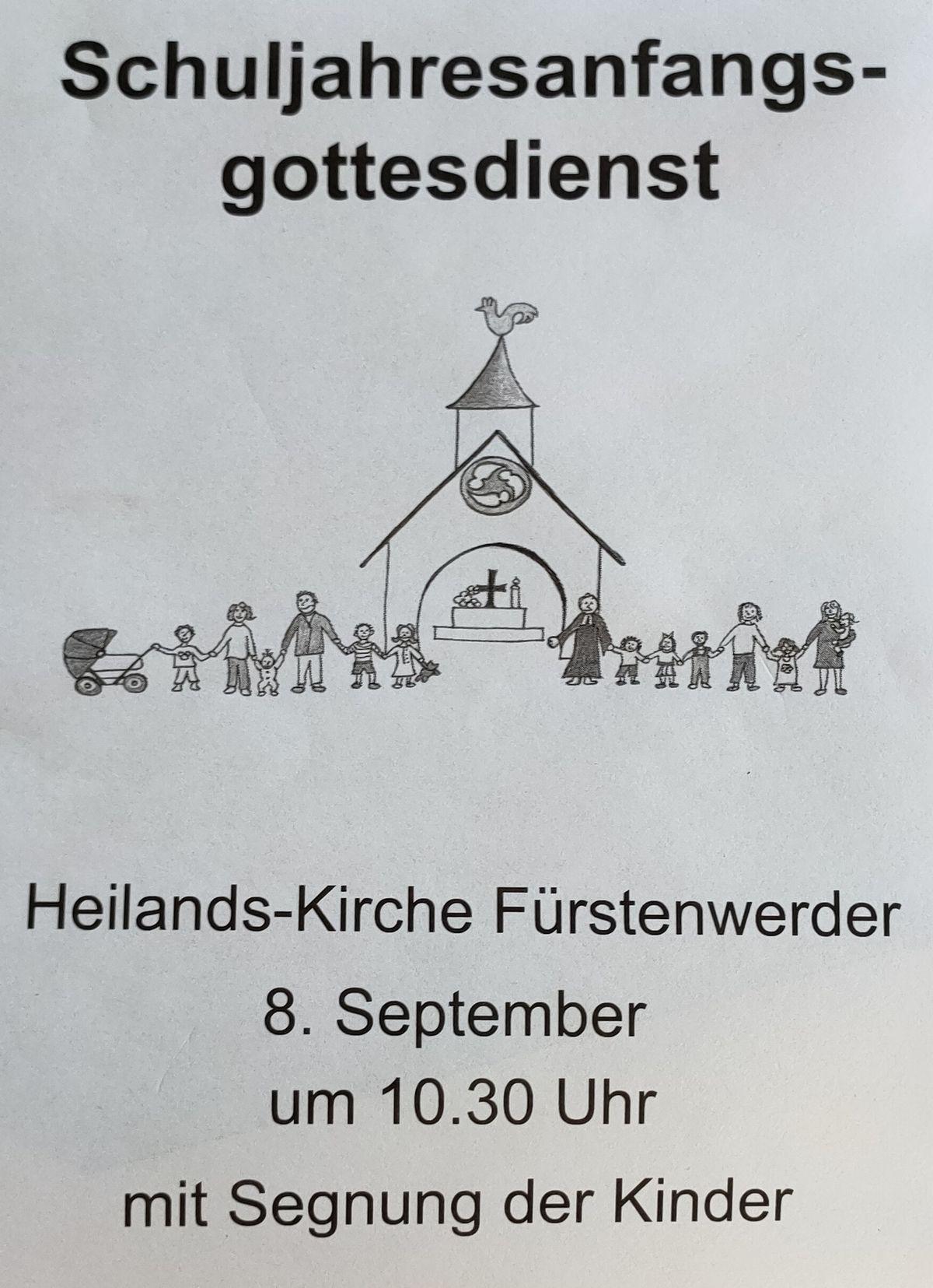 Gottesdienst zum Schulbeginn