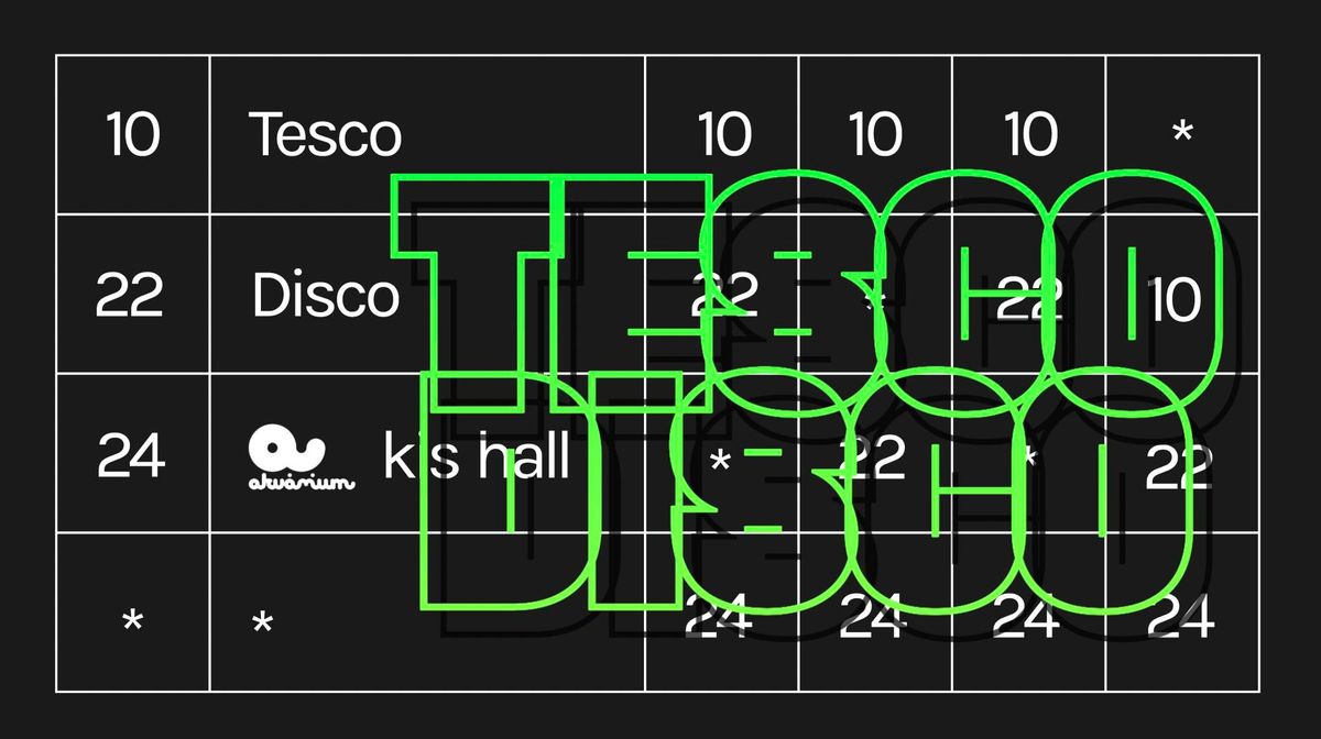 Tesco Disco \u2718 Akv\u00e1rium