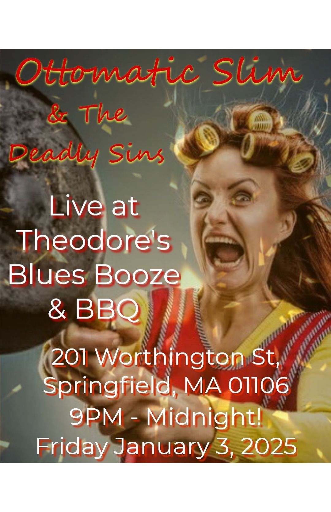 At Theodore's Blues Booze & BBQ 