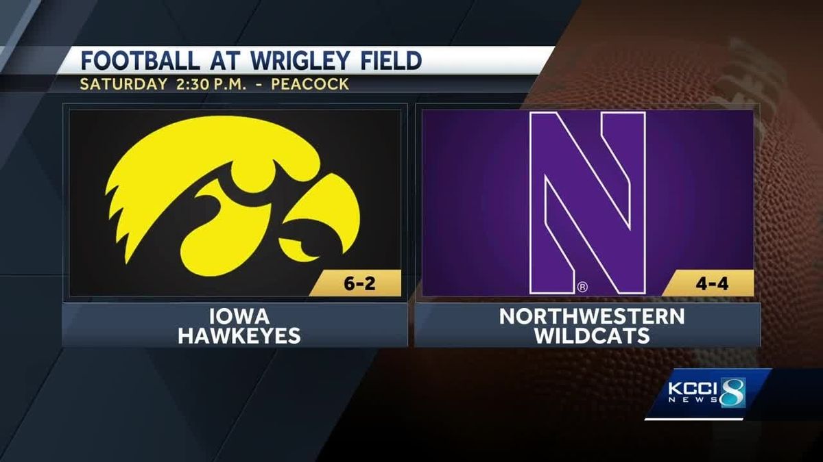 Northwestern Wildcats at Iowa Hawkeyes Football