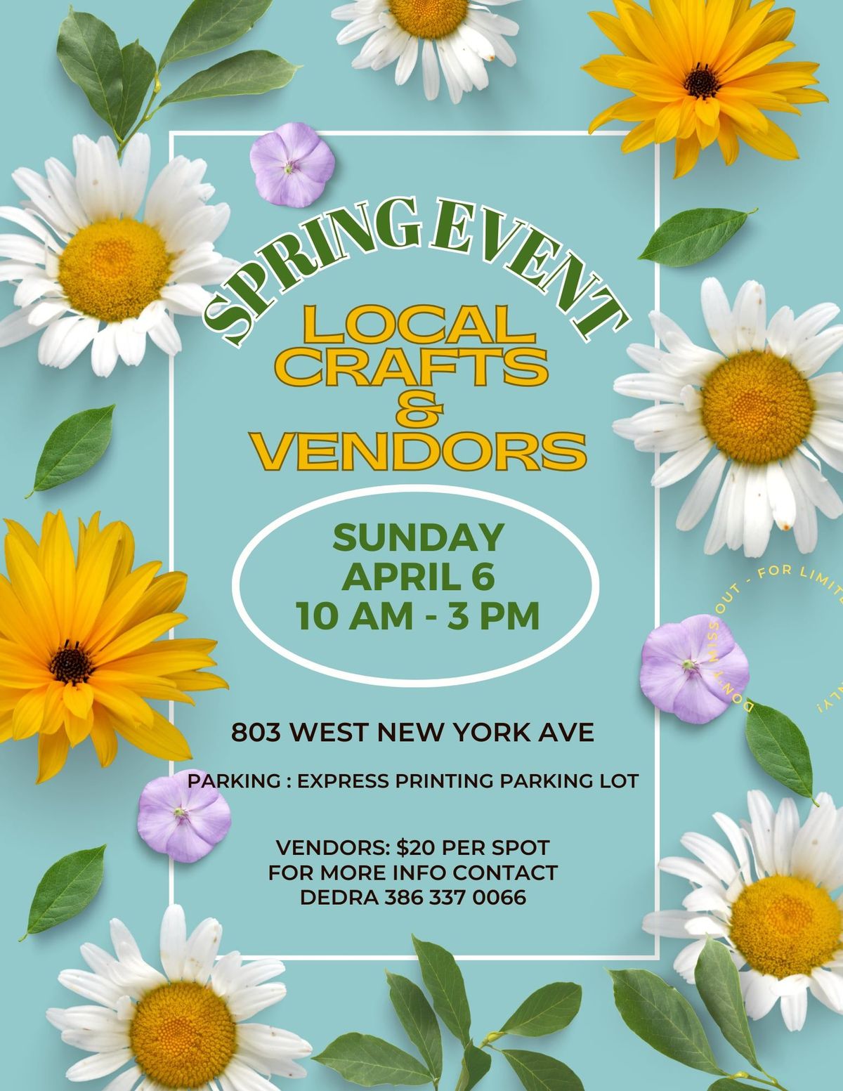 Spring Event & Vendor Sale