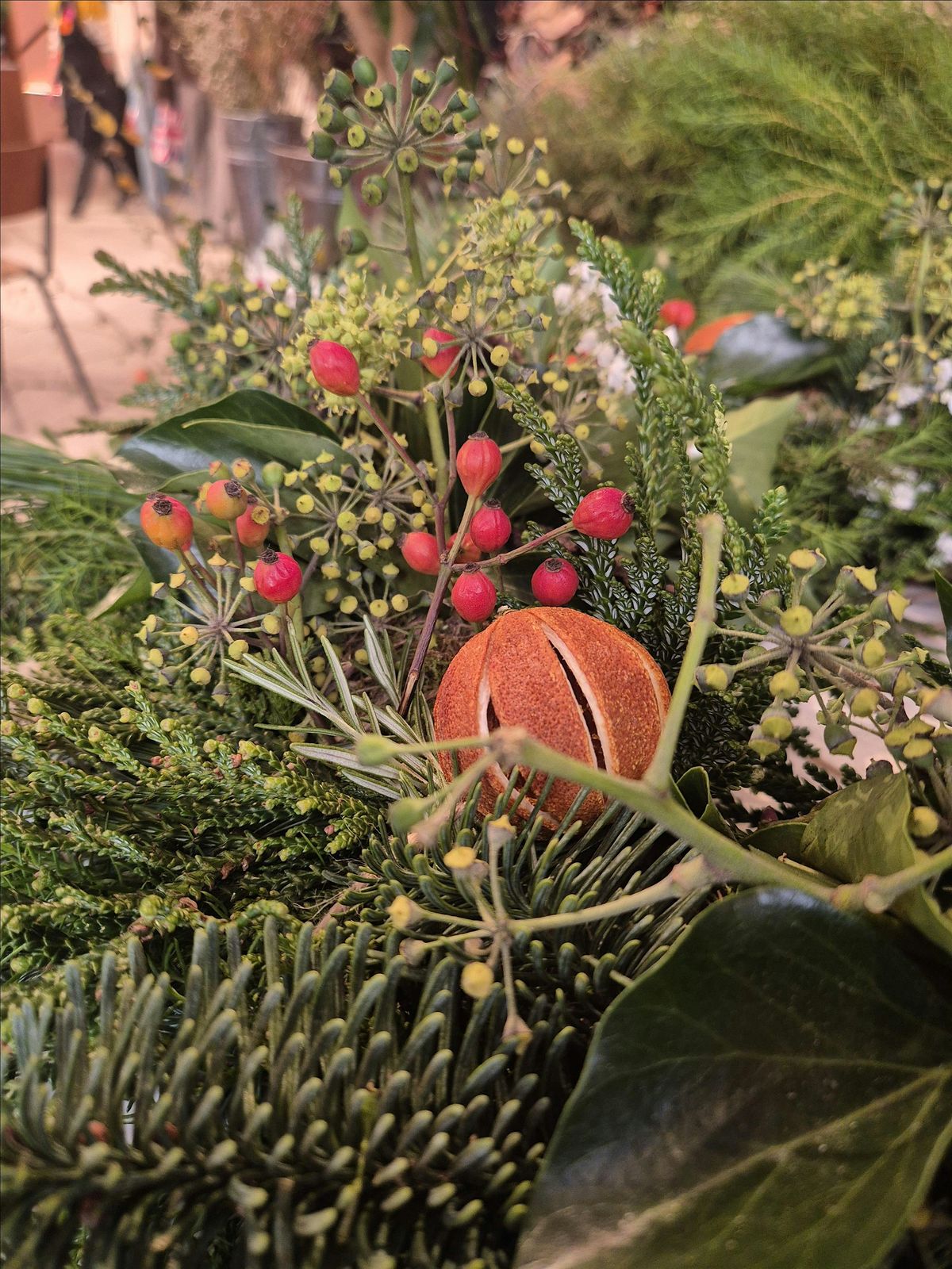 Fresh Folliage Wreath Making Workshop