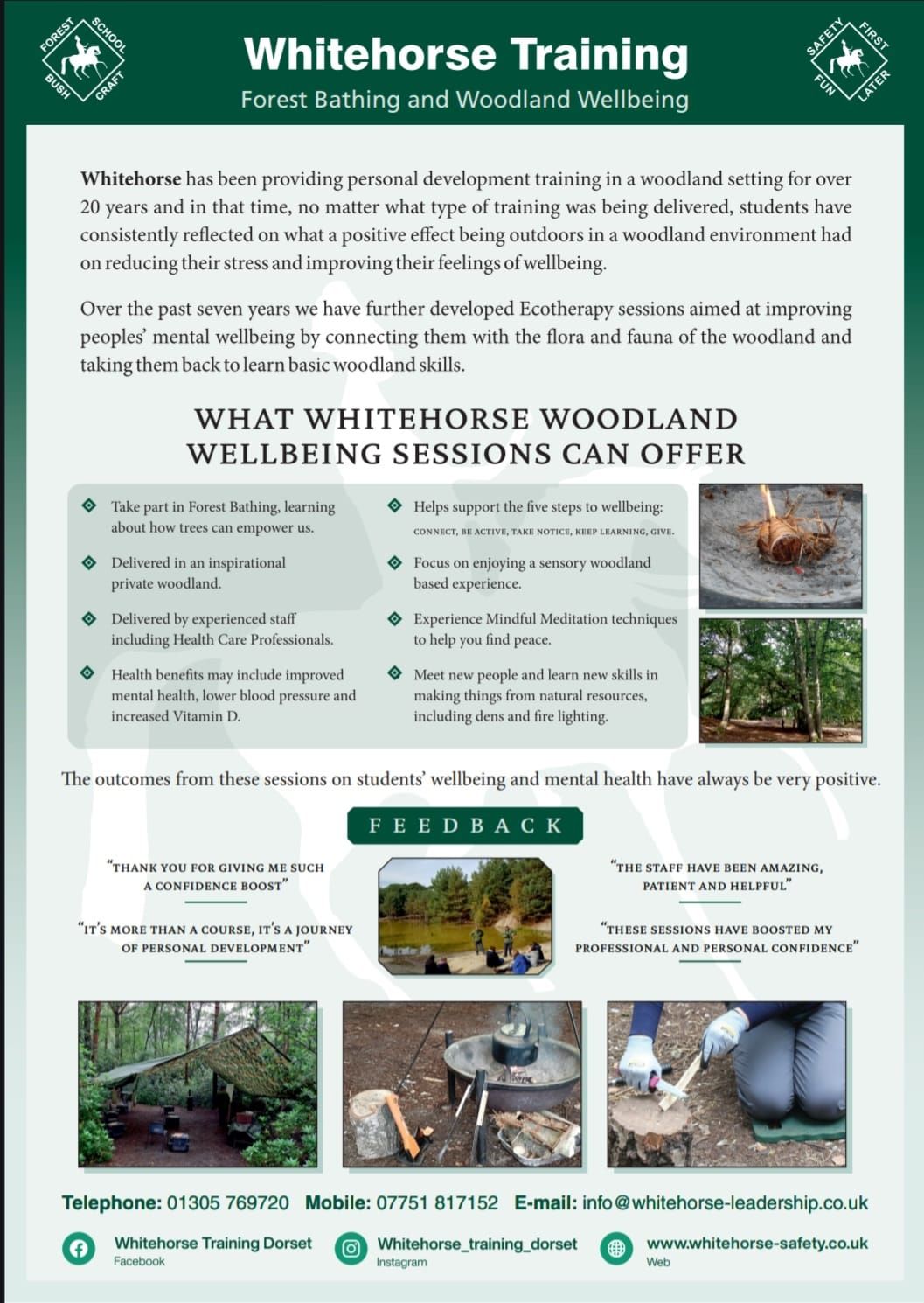 Forest Bathing and Woodland Wellbeing 