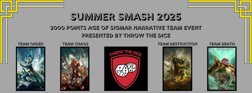 Summer Smash 2025 Age Of Sigmar Narrative Team Event