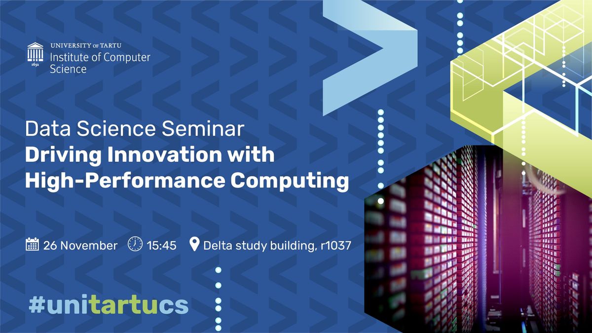 Data Science Seminar "Driving Innovation with High-Performance Computing"