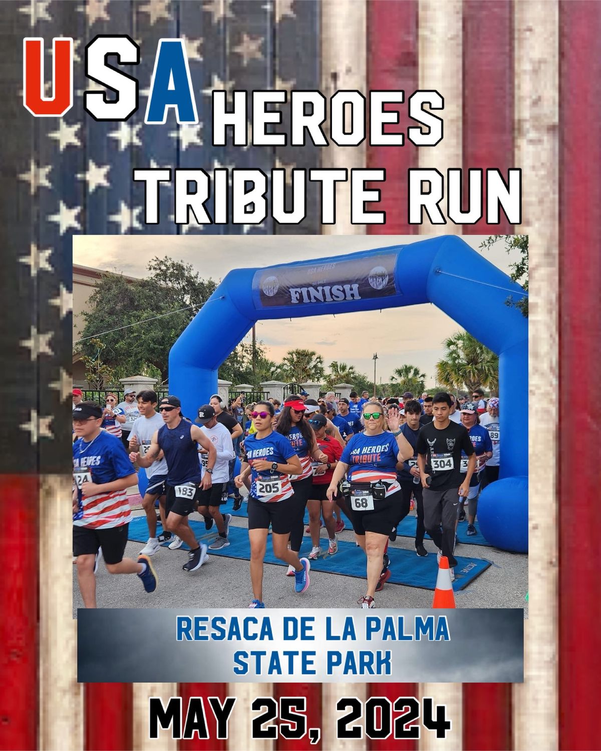 USA Heroes Tribute 5k\/Miracle Mile Trail Run