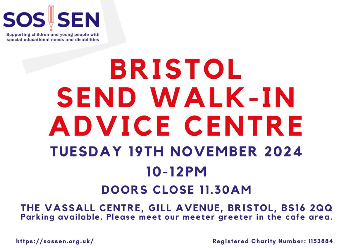 Bristol SEND Walk-In Advice Centre