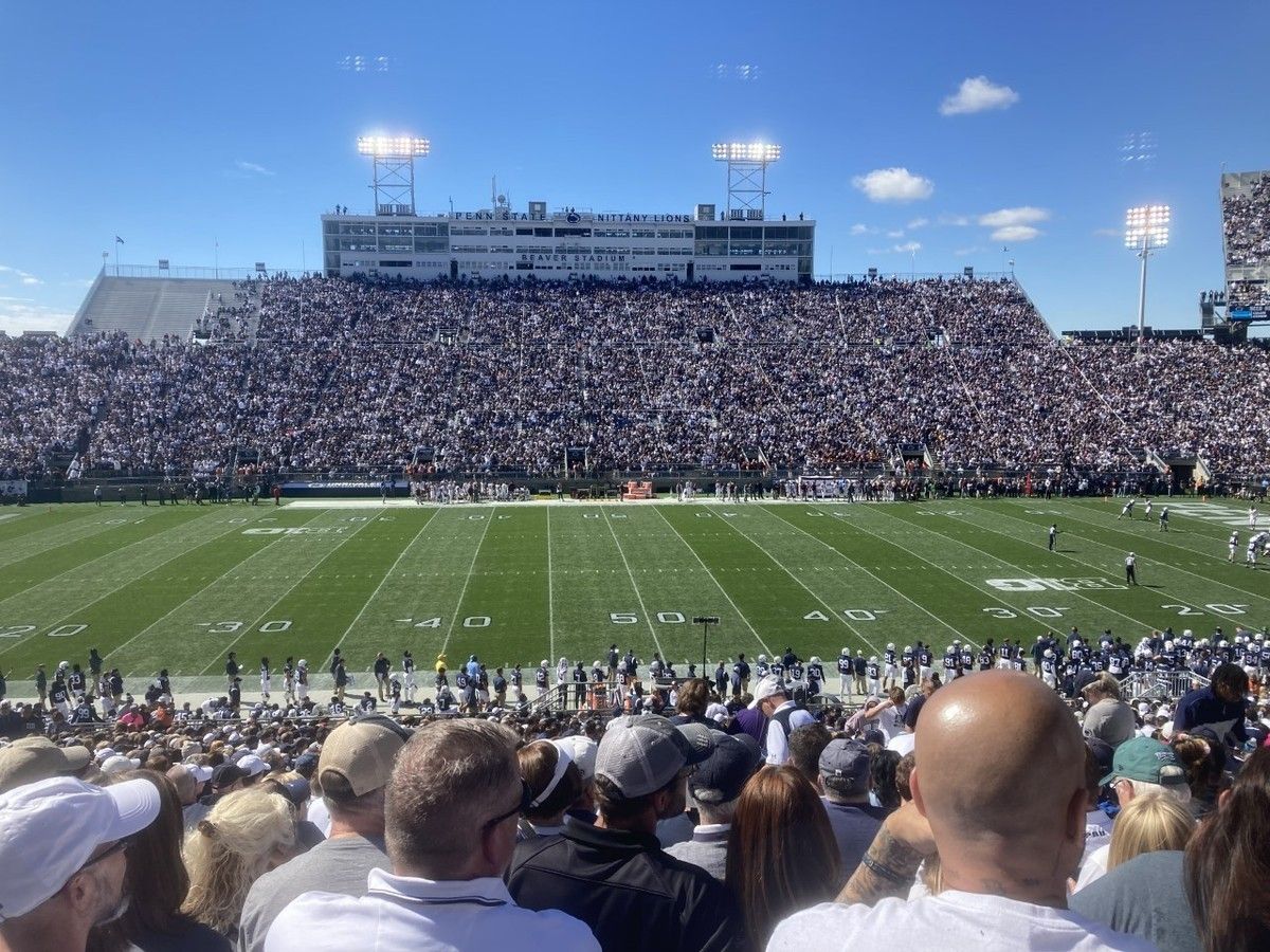 Nevada Wolf Pack at Penn State Nittany Lions Football at West Shore Home Field at Beaver Stadium