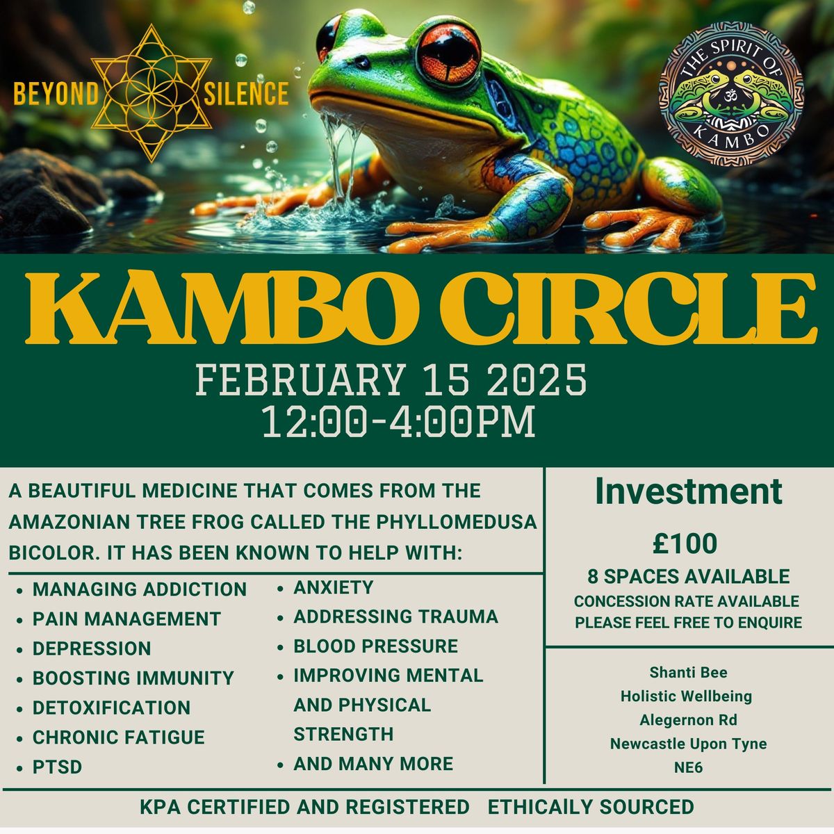 Kambo Circle Shanti Bee 