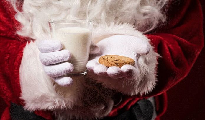 Cookies and Milk with Santa