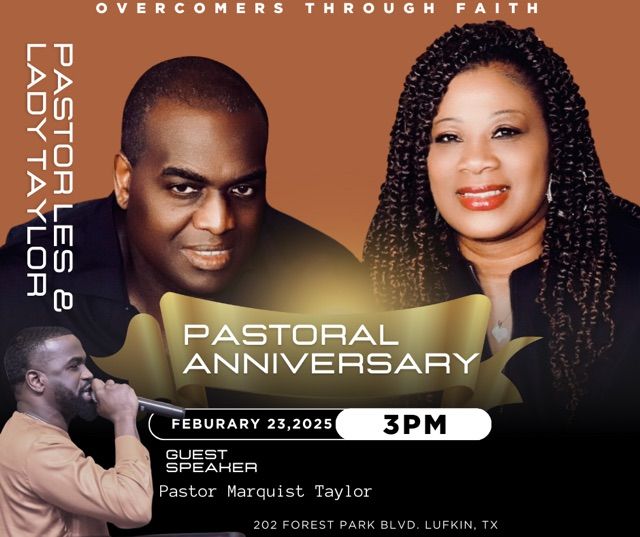 Pastor Les Lady Taylor Pastoral Anniversary