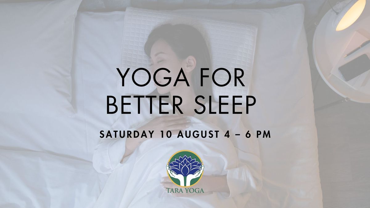 Yoga for a Better Sleep