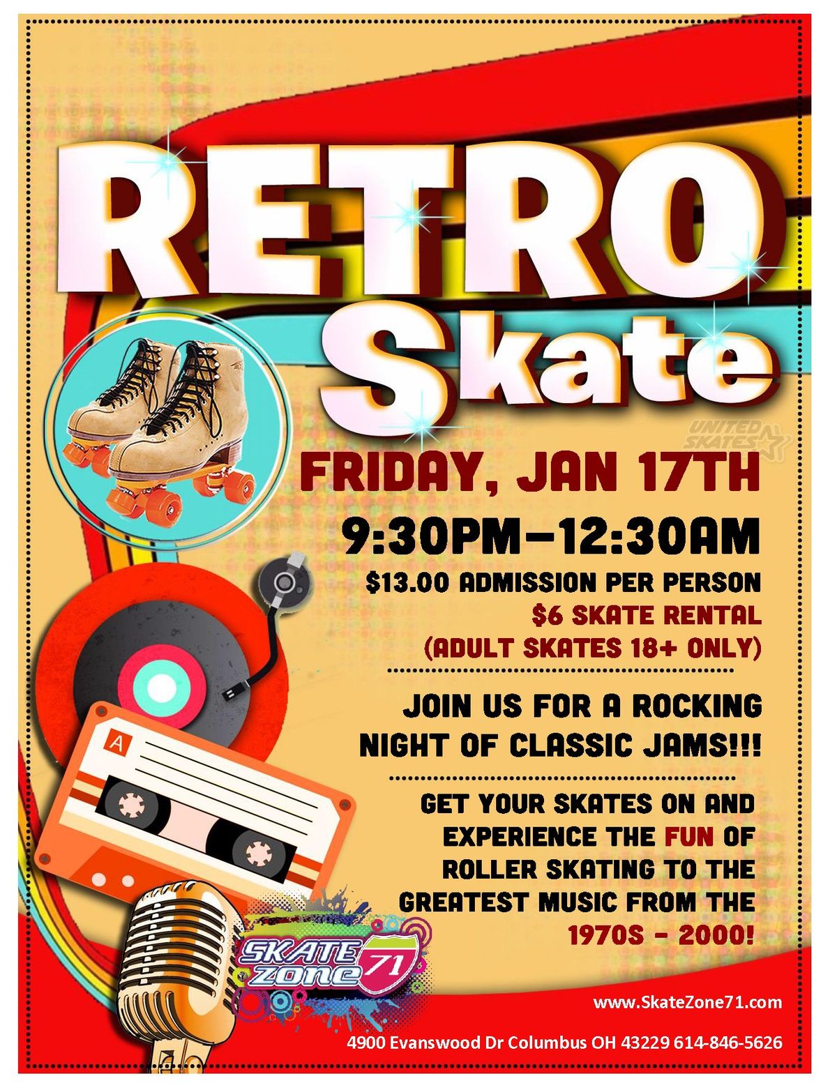 RETRO ADULT SKATE