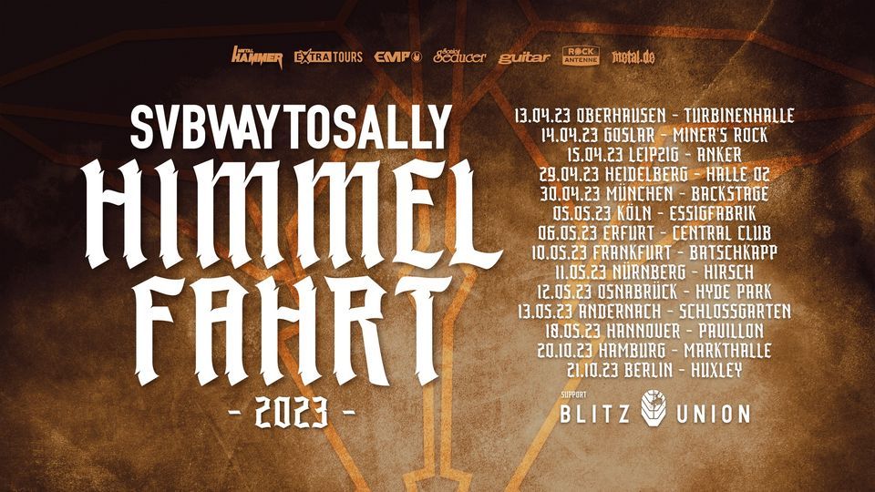 AUSVERKAUFT: SUBWAY TO SALLY - Hamburg HIMMELFAHRT Tour