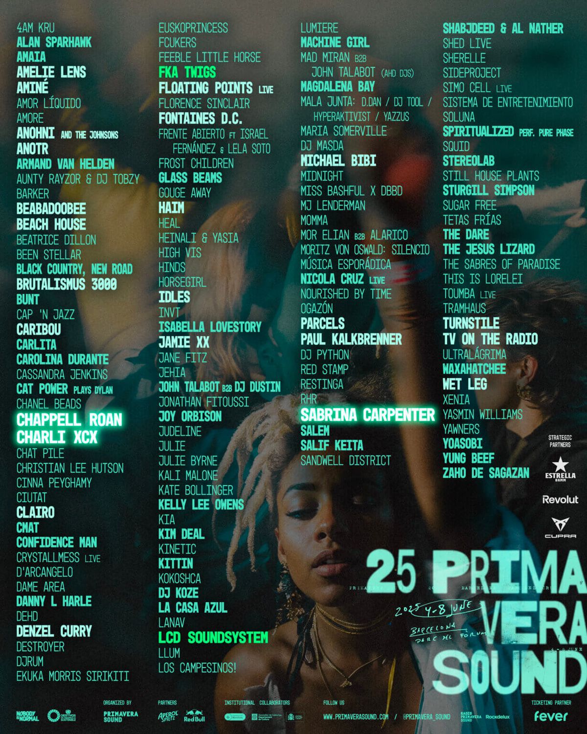 Primavera Sound 2025 - Friday - Sabrina Carpenter, Clairo and more Tickets