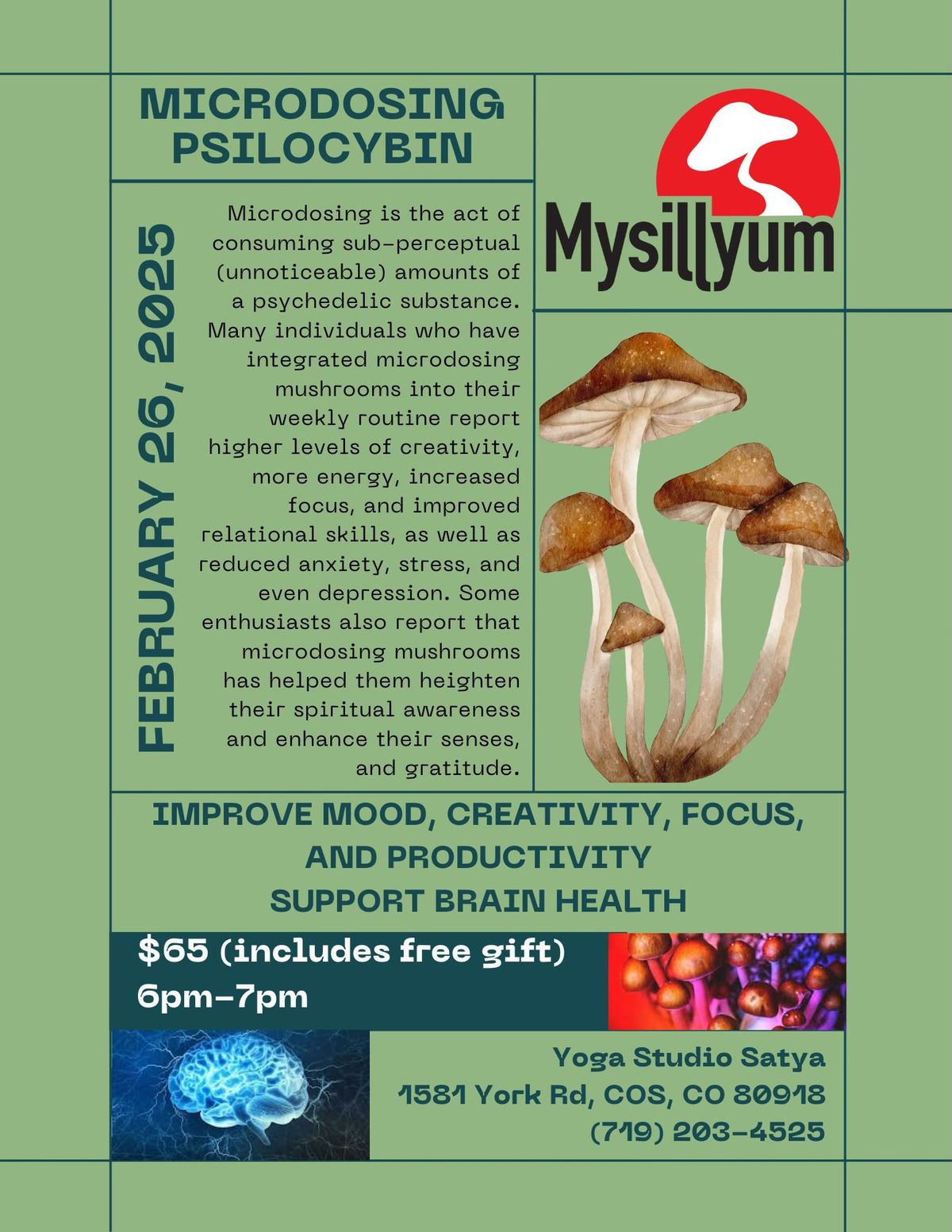 Microdosing Psilocybin