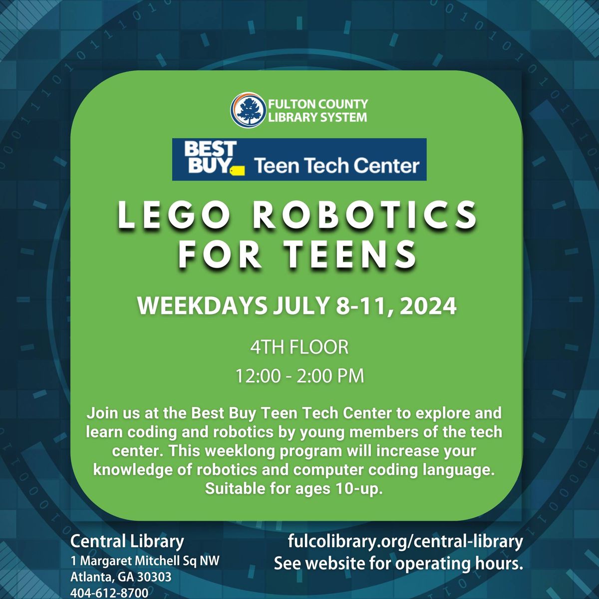 Lego Robotics at the Best Buy Teen Tech Center