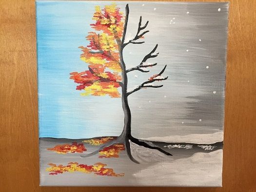 Fall to Winter Tree-12x12 ($20)