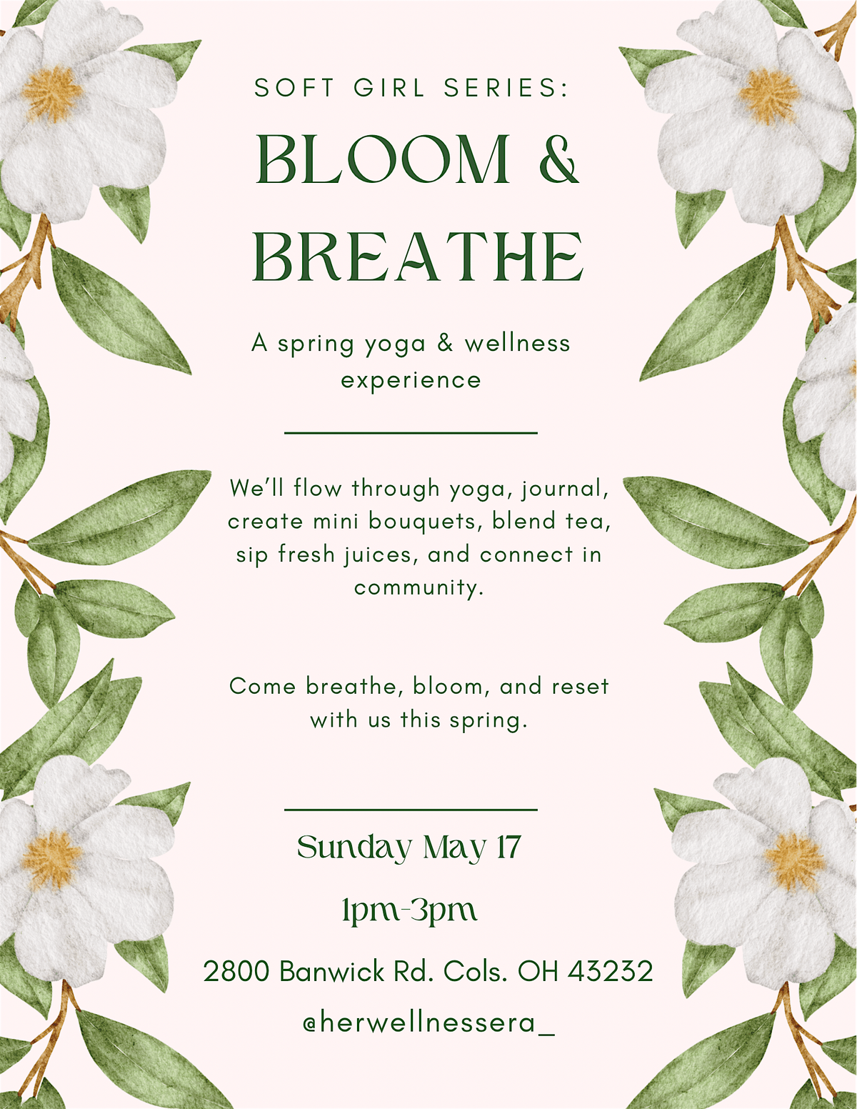 Bloom & Breathe: A Spring Yoga & Wellness Experience