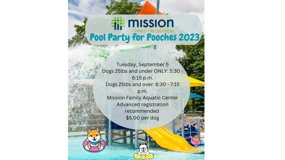 Pool Party for Pooches 2023