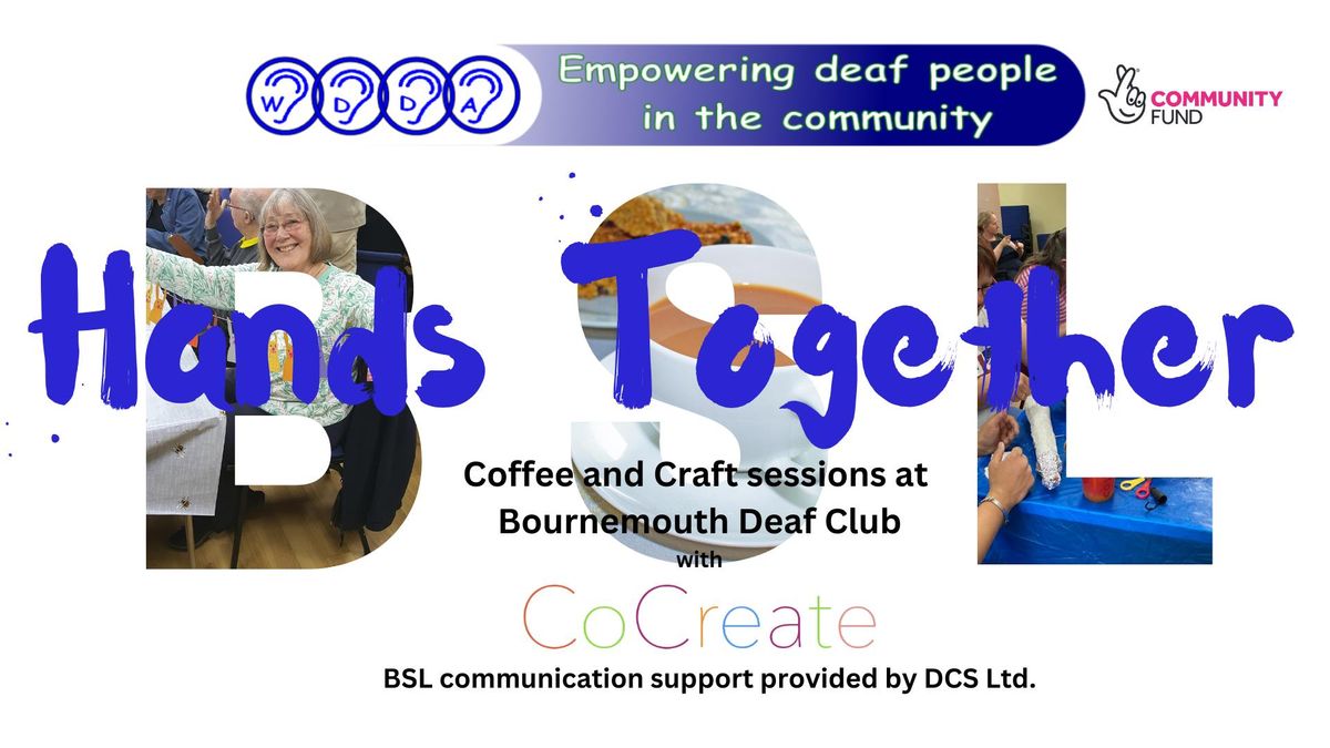 'Hands Together' Coffee & Crafts with CoCreate