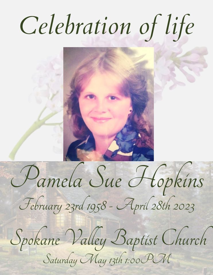 Pamela Sue Hopkins Celebration of Life 