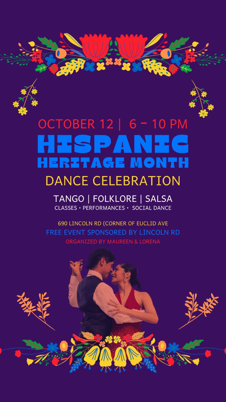 Hispanic Heritage Month Celebration of Latin Dance