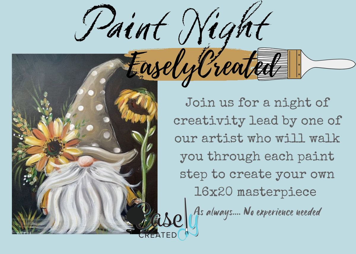 Paint Night "Gnome" at Easely Created