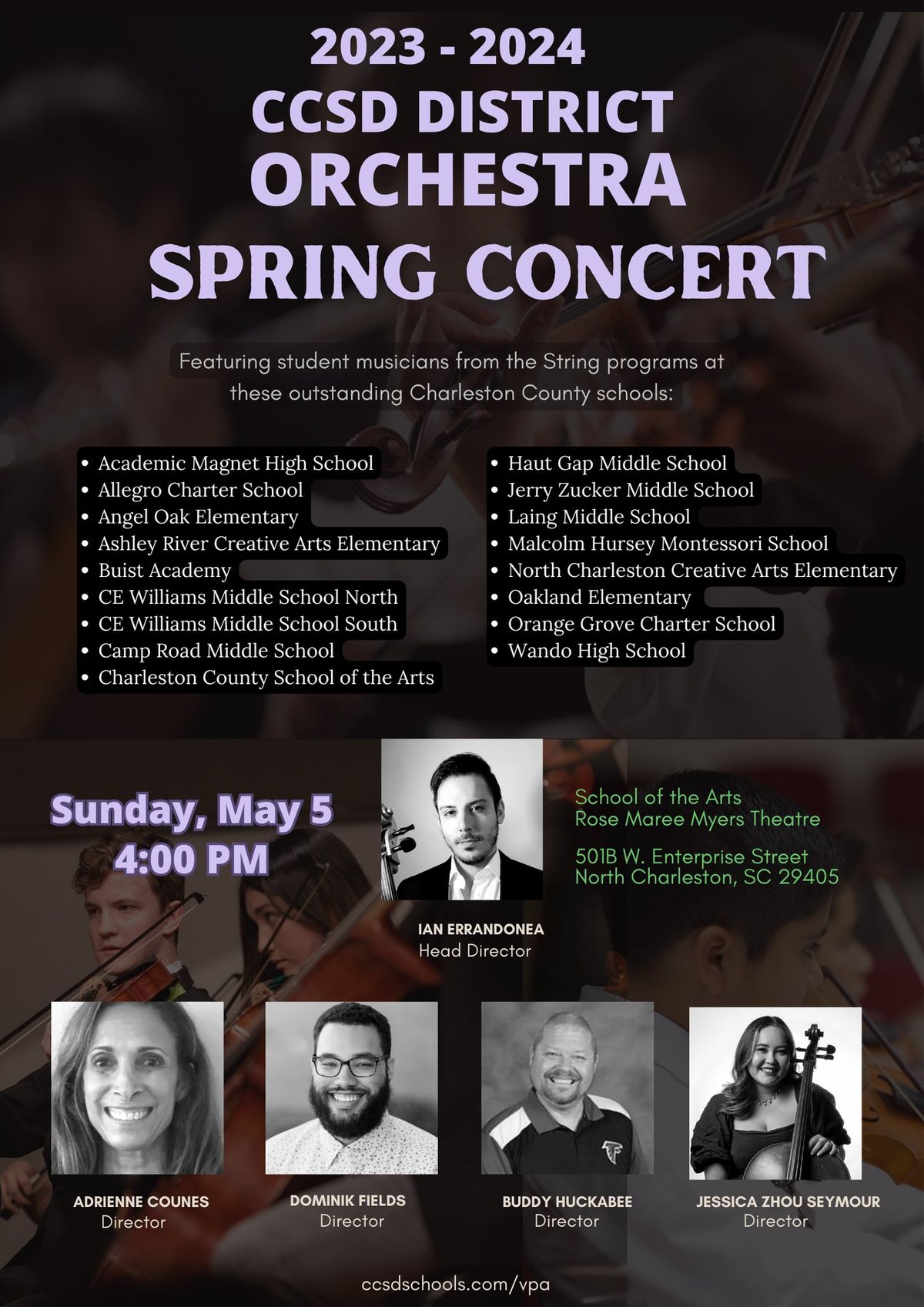 Charleston County District Orchestra Spring Concert