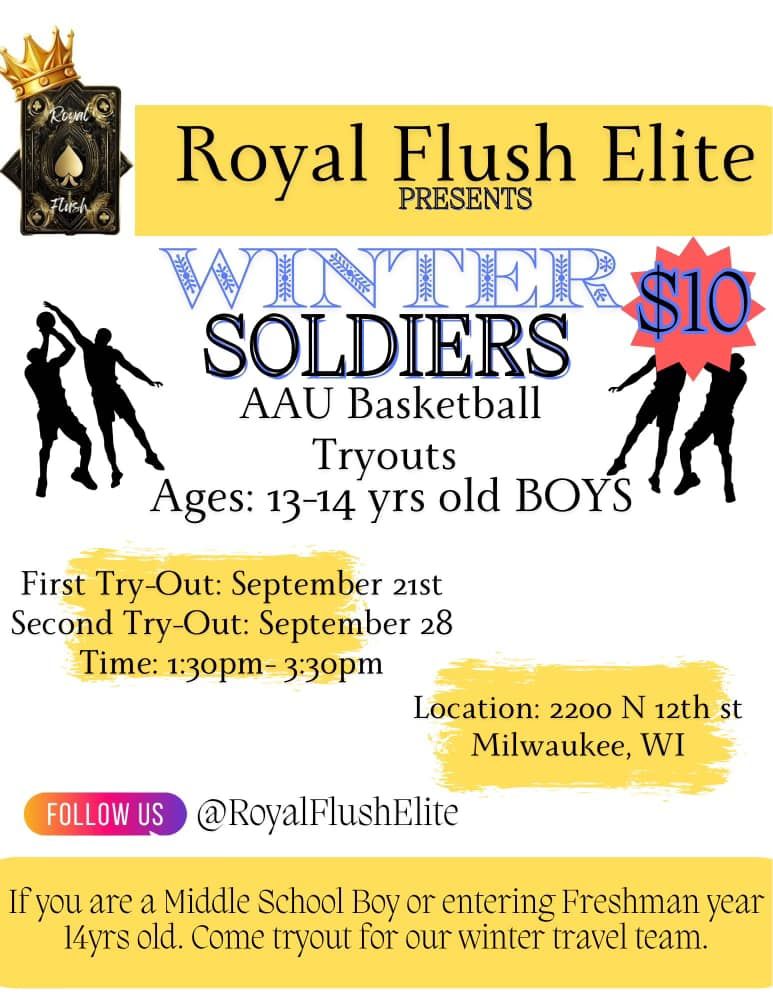 Tryouts for Royal flush elite \u201cwinter soldiers\u201d