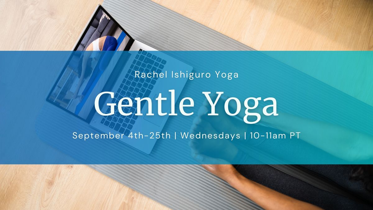 September Gentle Yoga: 4 Week Series Online