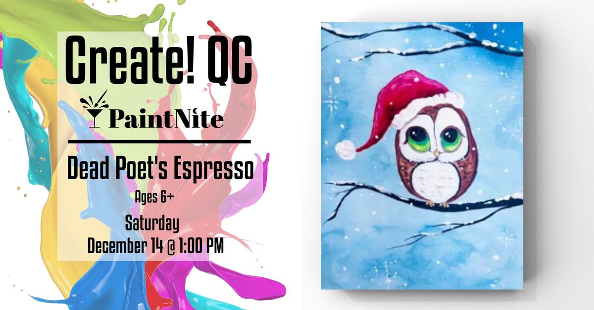 Paint Nite at Dead Poet's Espresso: Ho Ho Hooter