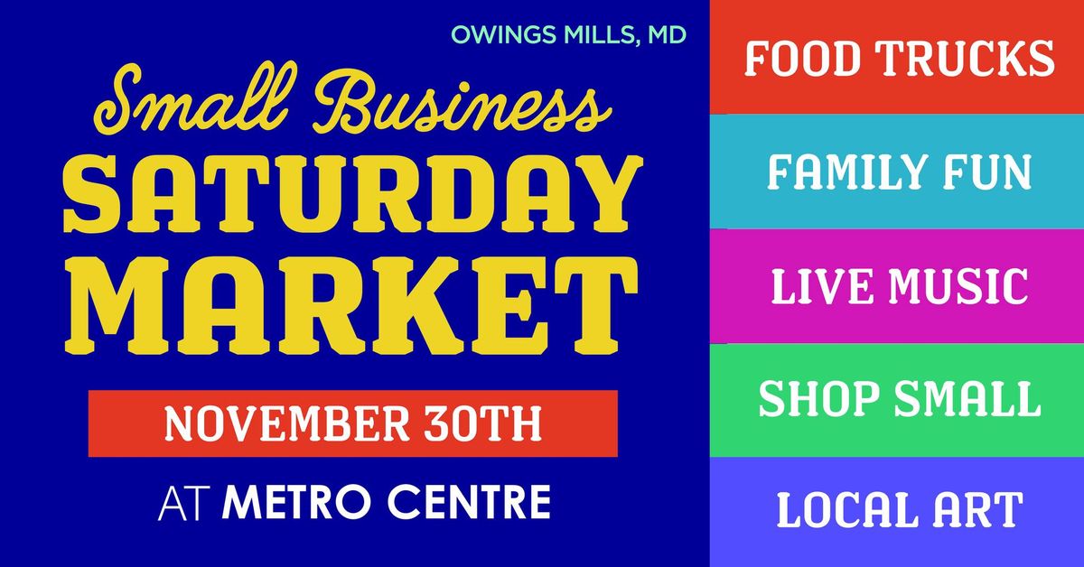 Free Small Business Saturday Event 