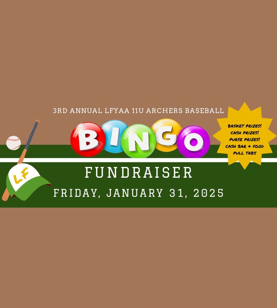 Bingo Fundraiser - LFYAA 11U Archers Baseball