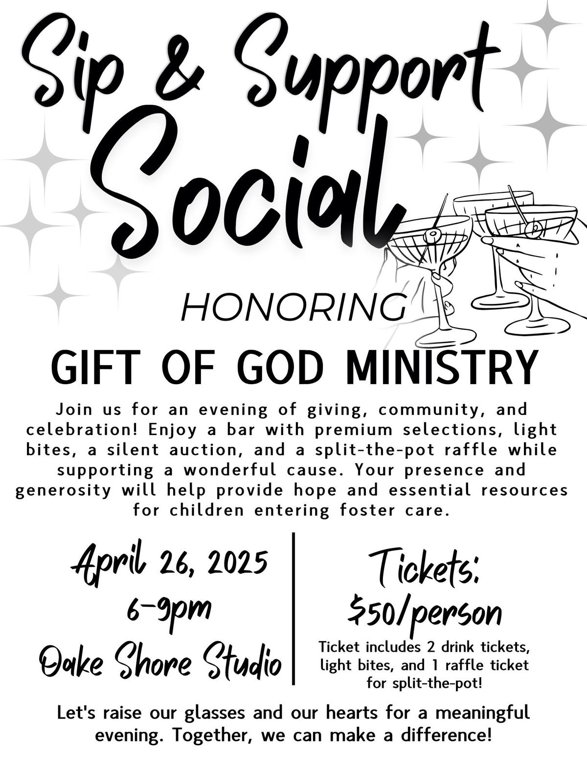 Sip & Support Social