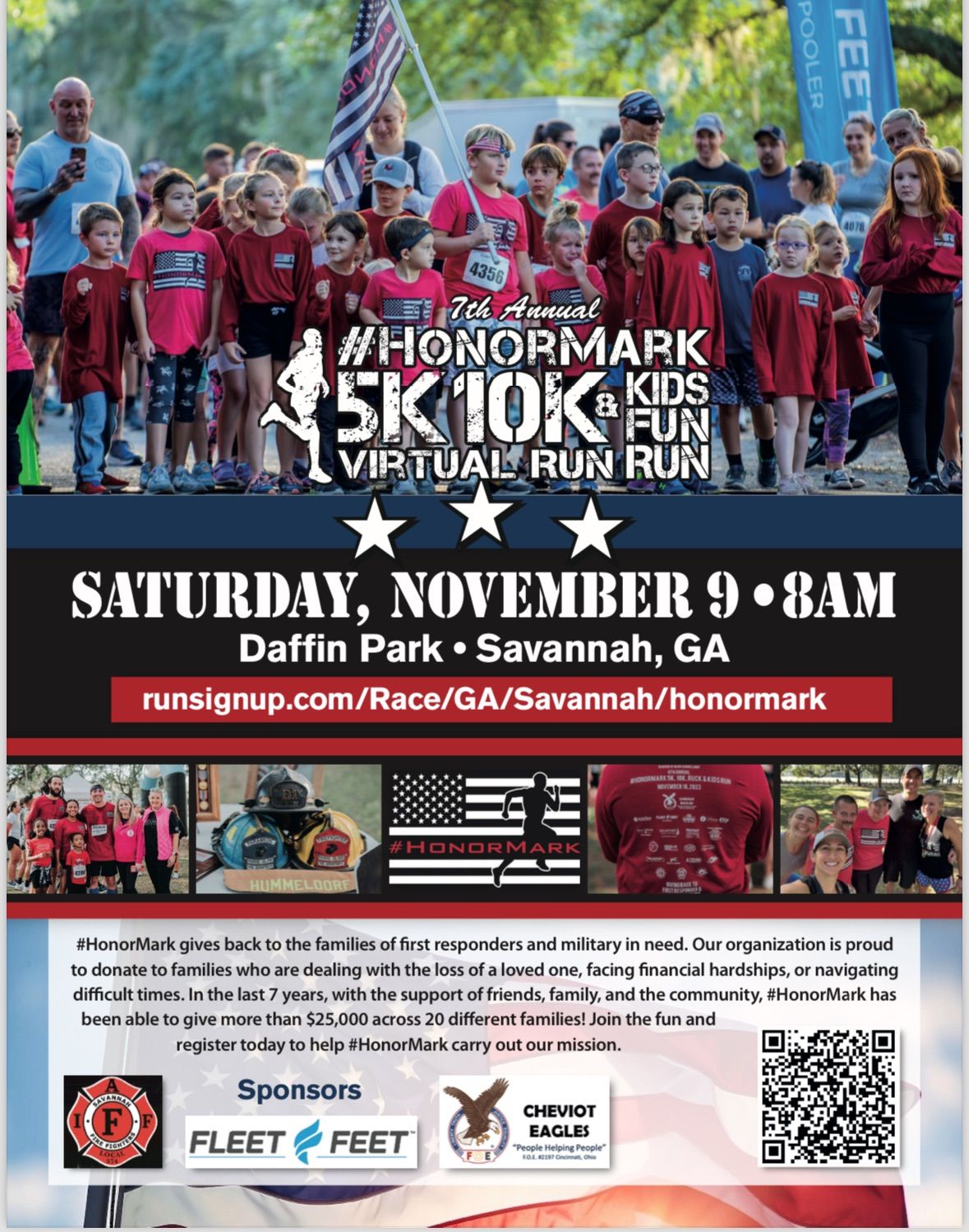 7th Annual #HonorMark 5K, 10K, 5k Ruck & Kids Run