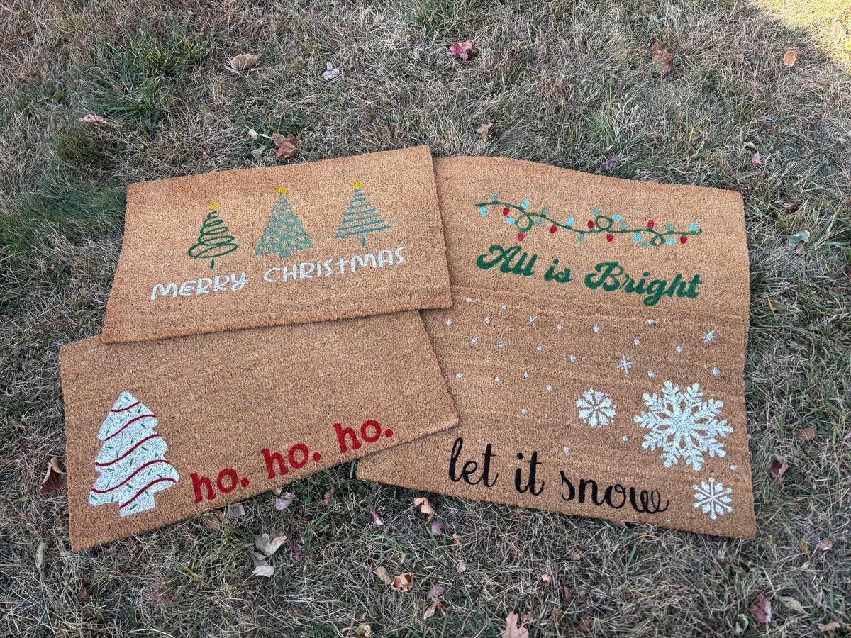 Holiday Door Mat Workshop Round 2