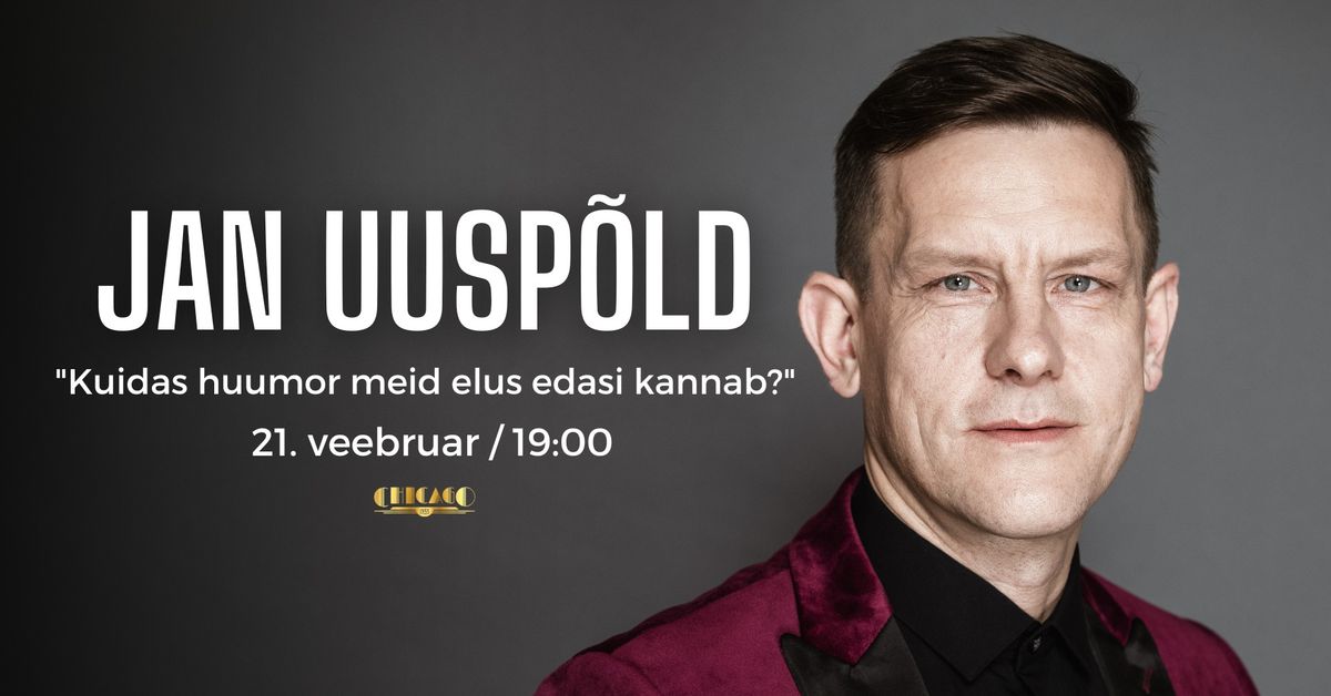 Jan Uusp\u00f5llu stand-up kava "Kuidas huumor meid elus edasi kannab?" 