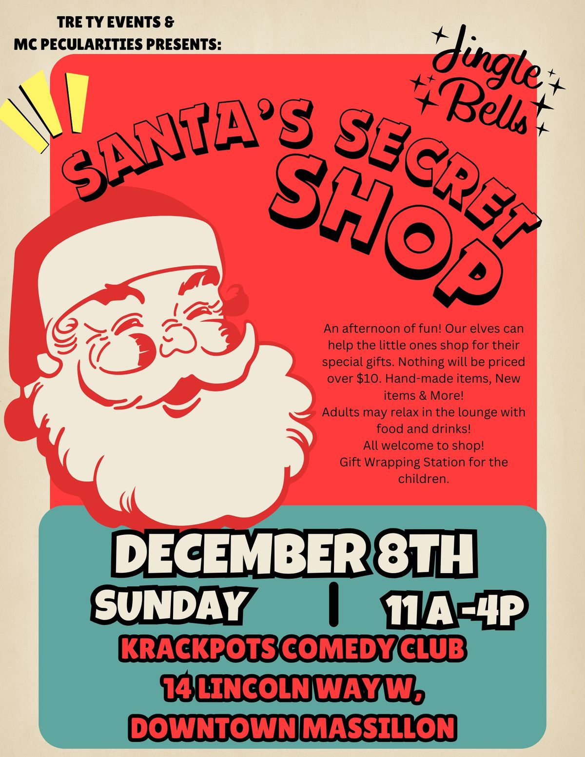 Santa's Secret Shop @ Krackpots Comedy Club