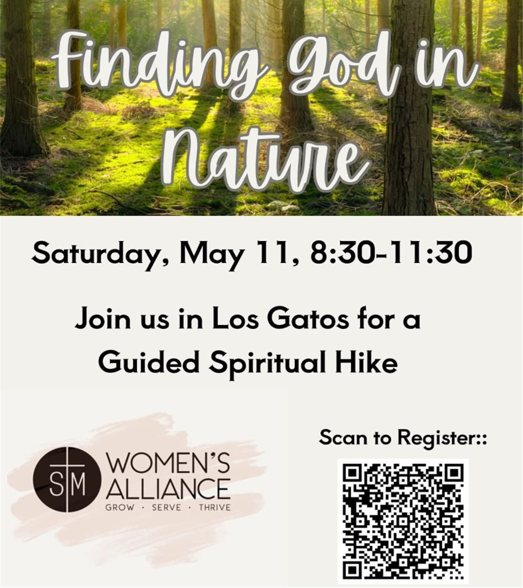 Finding God in Nature:  Spiritual Hike