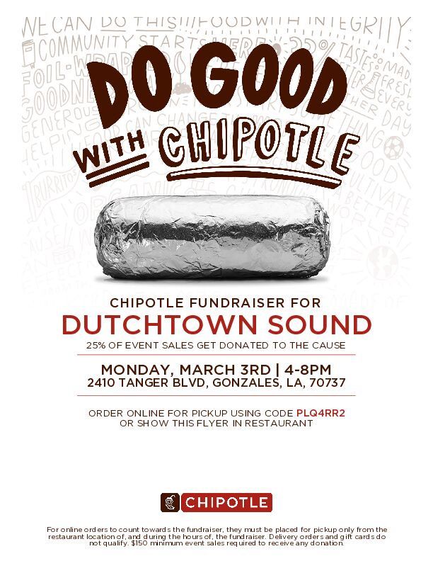 Chipotle Spirit Night